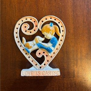 Vintage “Love Is Caring” figurine